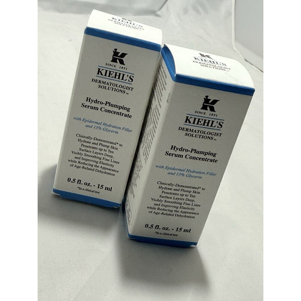 KIEHLS Hydro Plumping Re texturizing Serum Concentrate 0.5 oz 15 ml